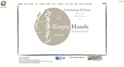 Desktop Screenshot of emptyhands.co.uk